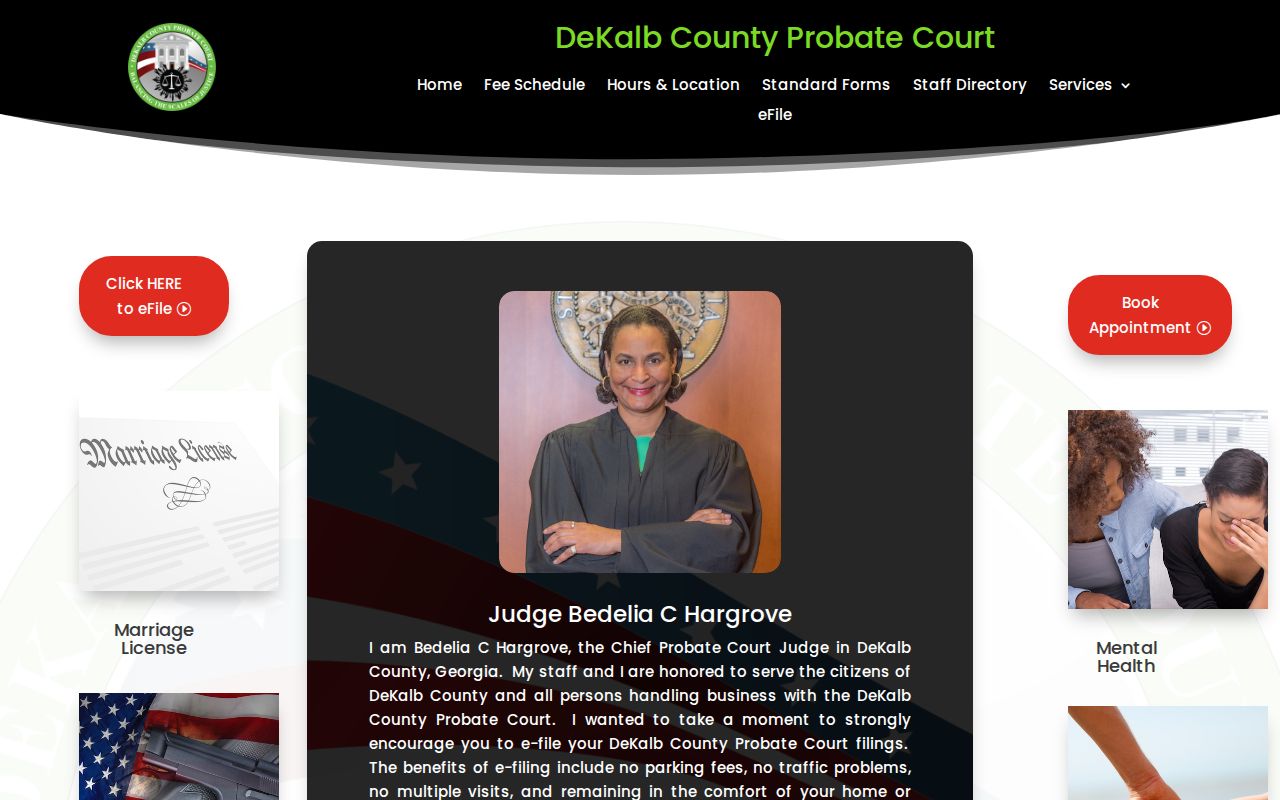 DeKalb County court docket Probate Court records and services